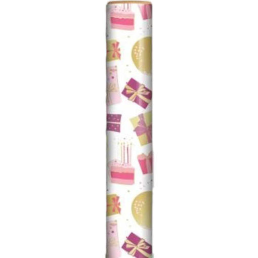 Picture of HAPPY BIRTHDAY GIFTS WRAPPING ROLL 70CM X 1.5 METERS